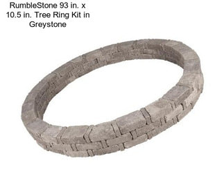 RumbleStone 93 in. x 10.5 in. Tree Ring Kit in Greystone