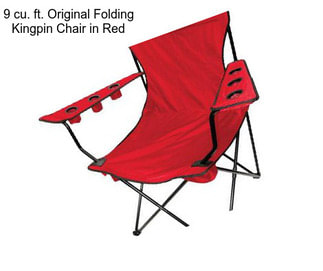 9 cu. ft. Original Folding Kingpin Chair in Red