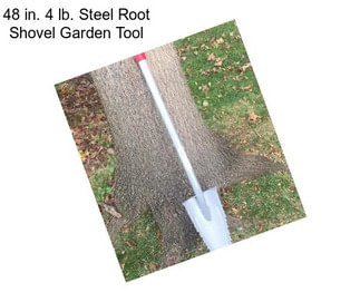 48 in. 4 lb. Steel Root Shovel Garden Tool