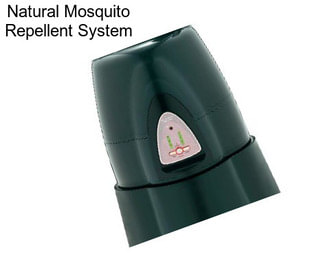 Natural Mosquito Repellent System