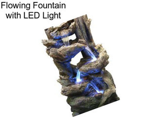 Flowing Fountain with LED Light