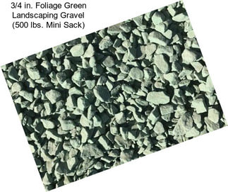 3/4 in. Foliage Green Landscaping Gravel (500 lbs. Mini Sack)