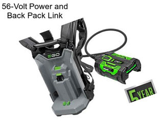 56-Volt Power and Back Pack Link