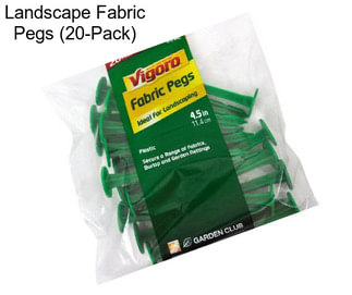 Landscape Fabric Pegs (20-Pack)