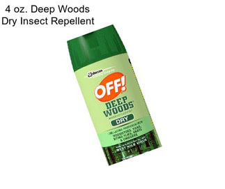 4 oz. Deep Woods Dry Insect Repellent