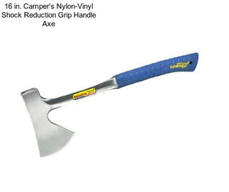 16 in. Camper\'s Nylon-Vinyl Shock Reduction Grip Handle Axe