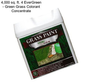 4,000 sq. ft. 4 EverGreen - Green Grass Colorant Concentrate