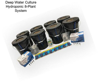 Deep Water Culture Hydroponic 8-Plant System