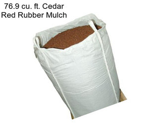 76.9 cu. ft. Cedar Red Rubber Mulch