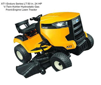XT1 Enduro Series LT 50 in. 24 HP V-Twin Kohler Hydrostatic Gas Front-Engine Lawn Tractor
