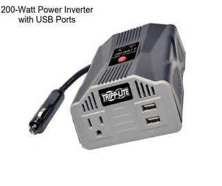 200-Watt Power Inverter with USB Ports