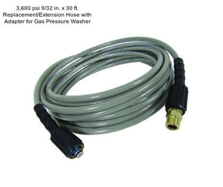 3,600 psi 9/32 in. x 30 ft. Replacement/Extension Hose with Adapter for Gas Pressure Washer