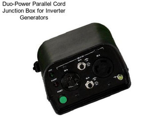 Duo-Power Parallel Cord Junction Box for Inverter Generators