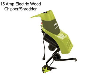 15 Amp Electric Wood Chipper/Shredder