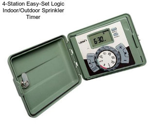 4-Station Easy-Set Logic Indoor/Outdoor Sprinkler Timer