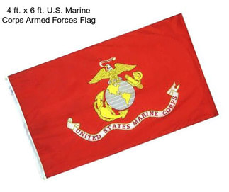 4 ft. x 6 ft. U.S. Marine Corps Armed Forces Flag