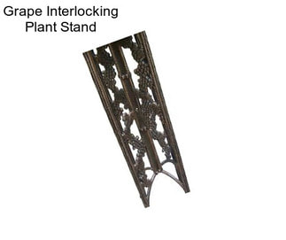 Grape Interlocking Plant Stand