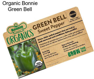 Organic Bonnie Green Bell