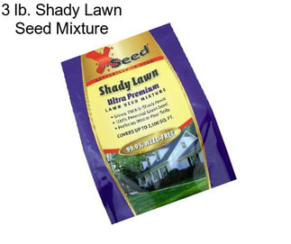 3 lb. Shady Lawn Seed Mixture