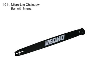 10 in. Micro-Lite Chainsaw Bar with Intenz