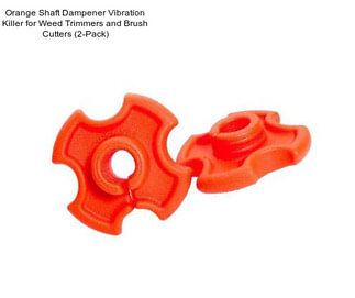 Orange Shaft Dampener Vibration Killer for Weed Trimmers and Brush Cutters (2-Pack)