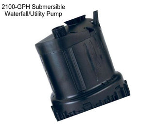 2100-GPH Submersible Waterfall/Utility Pump