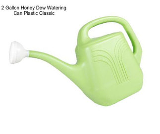 2 Gallon Honey Dew Watering Can Plastic Classic