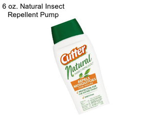 6 oz. Natural Insect Repellent Pump