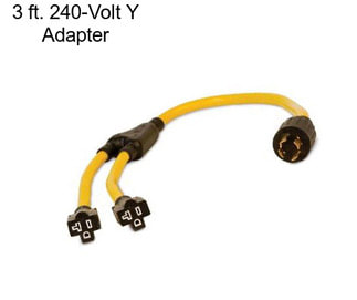 3 ft. 240-Volt Y Adapter