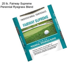 25 lb. Fairway Supreme Perennial Ryegrass Blend