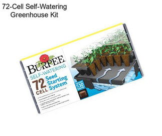 72-Cell Self-Watering Greenhouse Kit