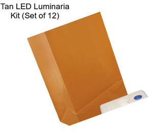 Tan LED Luminaria Kit (Set of 12)