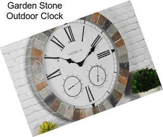 Garden Stone Outdoor Clock