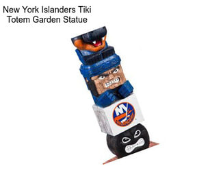 New York Islanders Tiki Totem Garden Statue