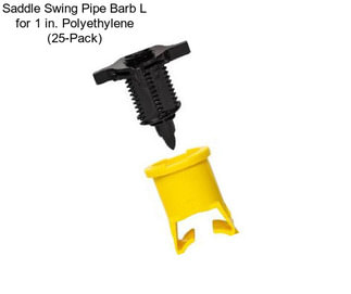 Saddle Swing Pipe Barb L for 1 in. Polyethylene (25-Pack)
