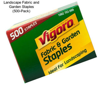 Landscape Fabric and Garden Staples (500-Pack)