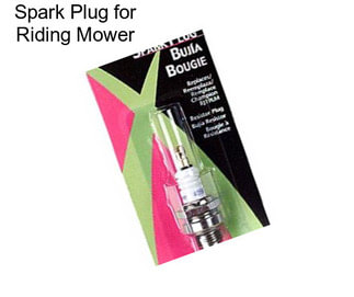 Spark Plug for Riding Mower