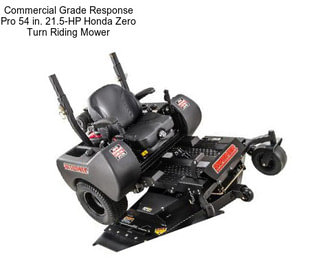 Commercial Grade Response Pro 54 in. 21.5-HP Honda Zero Turn Riding Mower