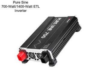 Pure Sine 700-Watt/1400-Watt ETL Inverter