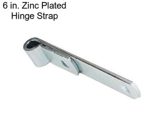 6 in. Zinc Plated Hinge Strap