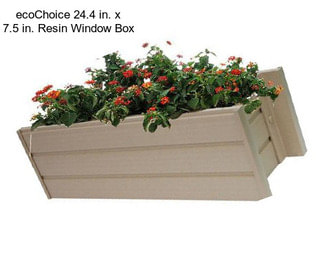 EcoChoice 24.4 in. x 7.5 in. Resin Window Box