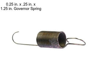 0.25 in. x .25 in. x 1.25 in. Governor Spring