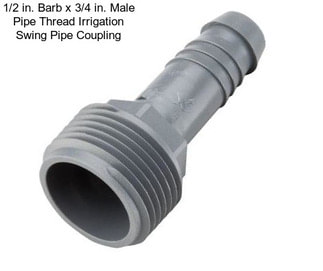 1/2 in. Barb x 3/4 in. Male Pipe Thread Irrigation Swing Pipe Coupling