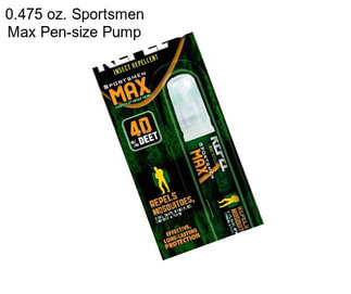 0.475 oz. Sportsmen Max Pen-size Pump