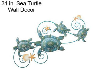 31 in. Sea Turtle Wall Decor