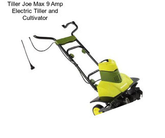 Tiller Joe Max 9 Amp Electric Tiller and Cultivator