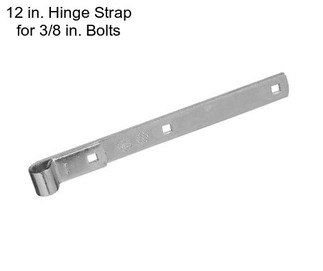 12 in. Hinge Strap for 3/8 in. Bolts
