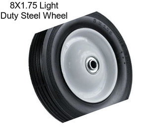 8X1.75 Light Duty Steel Wheel