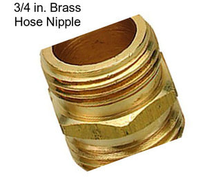 3/4 in. Brass Hose Nipple