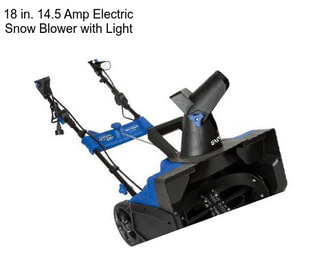 18 in. 14.5 Amp Electric Snow Blower with Light